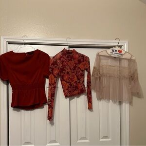 Three blouse bundle